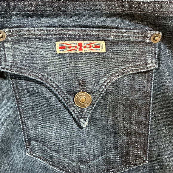 Hudson Jeans Dark Wash Slim Straight Denim Men’s Size 30 Made in USA - Picture 7 of 10